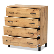 Load image into Gallery viewer, Baxton Studio Maison Modern and Contemporary Wotan Oak Brown Finished Wood 4-Drawer Storage Chest