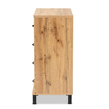 Load image into Gallery viewer, Baxton Studio Maison Modern and Contemporary Wotan Oak Brown Finished Wood 4-Drawer Storage Chest