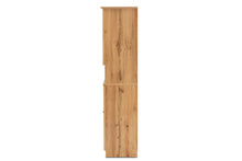 Load image into Gallery viewer, Baxton Studio Lauren Modern and Contemporary Oak Brown Finished Wood Buffet and Hutch Kitchen Cabinet