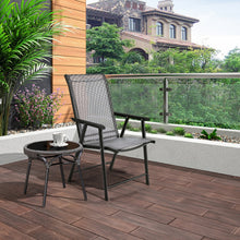 Load image into Gallery viewer, 4-Pack Patio Folding Chairs Portable for Outdoor Camping-Gray