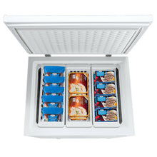 Load image into Gallery viewer, 5.2 Cu.ft Chest Freezer Upright Single Door Refrigerator with 3 Baskets-White