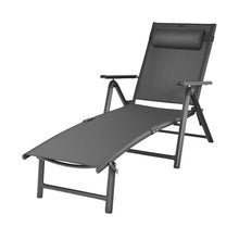 Load image into Gallery viewer, Adjustable Folding Recliner With 7 Backrest Positions-Golden