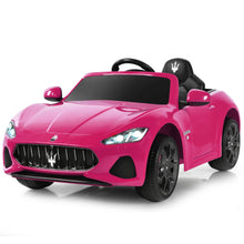 Load image into Gallery viewer, 12V Kids Ride On Car Licensed Maserati GranCabrio with Remote Control-Pink