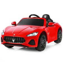 Load image into Gallery viewer, 12V Kids Ride On Car Licensed Maserati GranCabrio with Remote Control-Red
