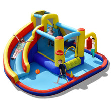 Load image into Gallery viewer, 7-in-1 Inflatable Water Slide Bounce Castle Without Blower