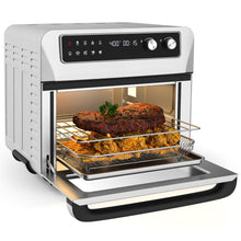 Load image into Gallery viewer, 8-in-1 Convection Air Fryer Toaster Oven with 5 Accessories and Recipe-Silver