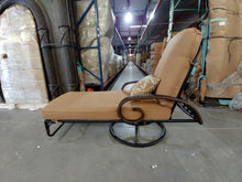Load image into Gallery viewer, Grand Bonaire Weave Swivel Lounge With Pillow