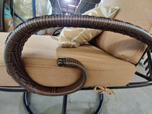 Load image into Gallery viewer, Grand Bonaire Weave Swivel Lounge With Pillow