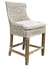 Load image into Gallery viewer, Alfresco Counter Stool Kuba Weave Savannah Wash