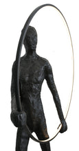 Load image into Gallery viewer, Modern Black Statue with Hoop