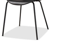 Load image into Gallery viewer, Baxton Studio Jaden Modern and Contemporary Black Plastic and Black Metal 4-Piece Dining Chair Set