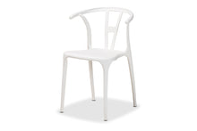 Load image into Gallery viewer, Baxton Studio Warner Modern and Contemporary White Plastic 4-Piece Dining Chair Set