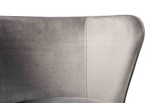 Load image into Gallery viewer, Baxton Studio Farah Modern Luxe and Glam Grey Velvet Fabric Upholstered and Rose Gold Finished Metal 2-Piece Dining Chair Set