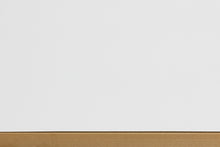 Load image into Gallery viewer, Baxton Studio Beagan Modern and Contemporary White Finished Wood and Gold Metal 2-Drawer Console Table