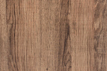 Load image into Gallery viewer, Baxton Studio Yuna Mid-Century Modern Transitional Natural Brown Finished Wood and Black Metal 2-Door Storage Cabinet