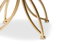Load image into Gallery viewer, Baxton Studio Jaclyn Modern and Contemporary Gold Finished Metal End Table with Marble Tabletop