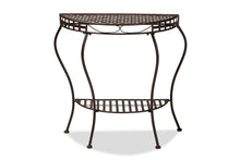 Load image into Gallery viewer, Baxton Studio Laraine Modern and Contemporary Black Metal Outdoor Console Table