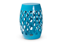 Load image into Gallery viewer, Baxton Studio Branson Modern and Contemporary Blue Finished Metal Outdoor Side Table