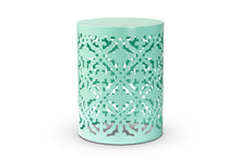 Load image into Gallery viewer, Baxton Studio Jamila Modern and Contemporary Aqua Finished metal Outdoor Side Table
