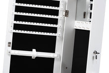 Load image into Gallery viewer, Baxton Studio Madigan Modern and Contemporary White Finished Wood Jewelry Armoire with Mirror