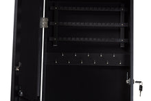 Load image into Gallery viewer, Baxton Studio Richelle Modern and Contemporary Black Finished Wood Hanging Jewelry Armoire with Mirror