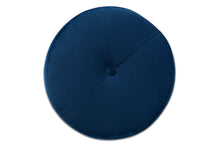 Load image into Gallery viewer, Baxton Studio Malina Contemporary Glam and Luxe Navy Blue Velvet Fabric Upholstered and Gold Finished Metal Storage Ottoman