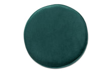 Load image into Gallery viewer, Baxton Studio Thurman Contemporary Glam and Luxe Green Velvet Fabric Upholstered and Gold Finished Metal Ottoman