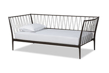 Load image into Gallery viewer, Baxton Studio Lysa Modern and Contemporary Black Finished Metal Twin Size Daybed