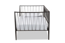 Load image into Gallery viewer, Baxton Studio Lysa Modern and Contemporary Black Finished Metal Twin Size Daybed