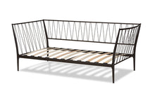 Load image into Gallery viewer, Baxton Studio Lysa Modern and Contemporary Black Finished Metal Twin Size Daybed