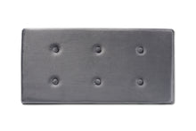 Load image into Gallery viewer, Baxton Studio Castel Modern and Contemporary Charcoal Velvet Fabric Upholstered Wood Storage Ottoman