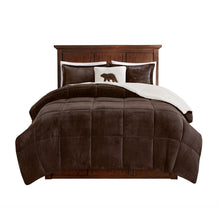 Load image into Gallery viewer, Alton Plush To Sherpa Down Alternative Comforter Set - Full/Queen WR10-2884