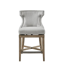 Load image into Gallery viewer, Madison Park Carson Carson Counter Stool With Swivel Seat- Light Grey MP104-0986 By Olliix