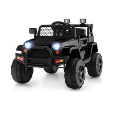 Load image into Gallery viewer, 12V Kids Ride On Truck with Remote Control and Headlights-Black
