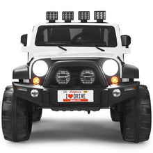 Load image into Gallery viewer, 12V 2-Seater Ride on Car Truck with Remote Control and Storage Room-White