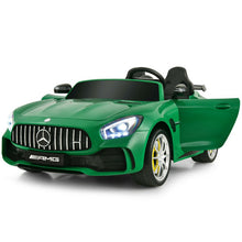 Load image into Gallery viewer, 12V Kids Ride On Car Mercedes Benz AMG GTR with Remote and LED Lights-Green