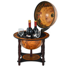 Load image into Gallery viewer, 23 Inch Globe Wine Bar Stand for Dining Room and Living Room-Coffee
