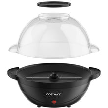 Load image into Gallery viewer, 6QT Stirring Popcorn Popper Maker with Nonstick Plate-Black