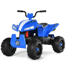 Load image into Gallery viewer, 4 Wheels Quad Spring Suspension Kids Ride On ATV-Blue