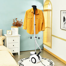 Load image into Gallery viewer, 1500W Garment Steamer for Cloth with 1.8L Detachable Water Tank-White