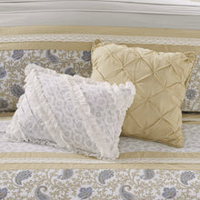Load image into Gallery viewer, Dawn 9 Piece Cotton Percale Comforter Set - King MP10-7278 By Olliix