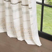 Load image into Gallery viewer, Nea Cotton Printed Window Panel With Tassel Trim And Lining II40-1184 By Olliix