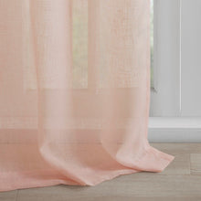 Load image into Gallery viewer, Floral Twist Tab Top Window Panel Embellished W/ Flower -50X84" Mp40-5648