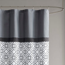 Load image into Gallery viewer, Donnell Embroidered And Pieced Shower Curtain With Liner 5DS70-0231 By Olliix