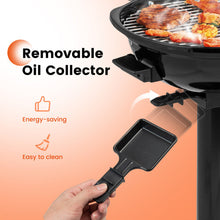 Load image into Gallery viewer, 1600W Electric BBQ Grill with Removable Non-Stick Warming Rack