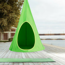 Load image into Gallery viewer, 40 Inch Kids Nest Swing Hanging Seat Hammock-Green