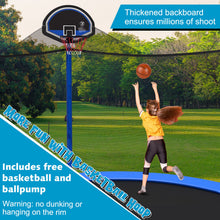 Load image into Gallery viewer, 15/16 Feet Outdoor Recreational Trampoline with Enclosure Net-16 ft