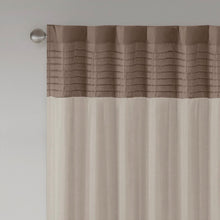 Load image into Gallery viewer, Madison Park Polyoni Pintuck Window Curtain -84" Panel MP40-2224 By Olliix