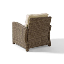 Load image into Gallery viewer, Bradenton Outdoor Wicker Armchair Sand/Weathered Brown