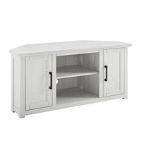 Load image into Gallery viewer, Camden 48" Corner Tv Stand Whitewash